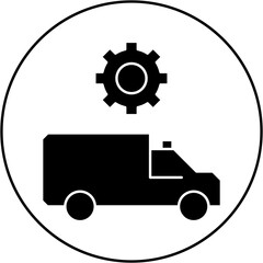 ambulance settings icon design