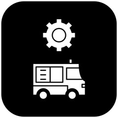 ambulance settings icon design