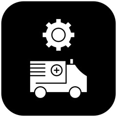 ambulance settings icon design