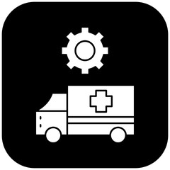 ambulance settings icon design