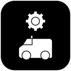 ambulance settings icon design
