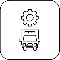 ambulance settings icon design
