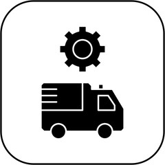 
ambulance settings icon design