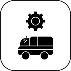 
ambulance settings icon design