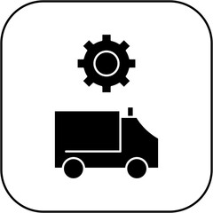 
ambulance settings icon design