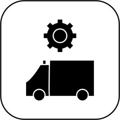 
ambulance settings icon design