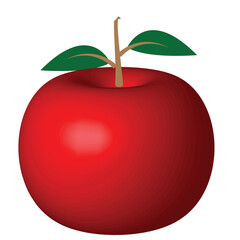 A beautiful  red apple for every one.