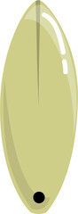 Light Green surfboard cartoon