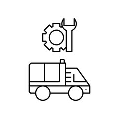 ambulance repair icon design