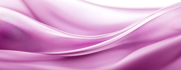 Fototapeta premium Pink silk fabric waves, soft, elegant