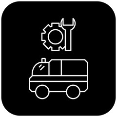 ambulance repair icon design