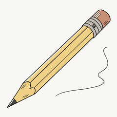 pencil icon vector .white background