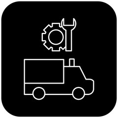 ambulance repair icon design
