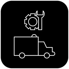 ambulance repair icon design