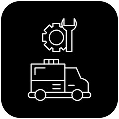 ambulance repair icon design