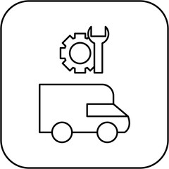 ambulance repair icon design
