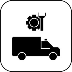 ambulance repair icon design