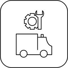 ambulance repair icon design