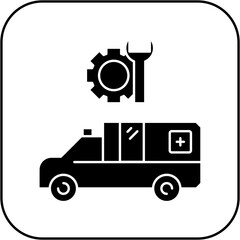 ambulance repair icon design