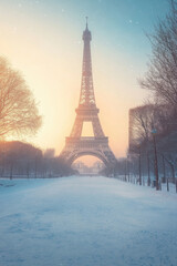 paris photograph eiffel dawn tower dusk