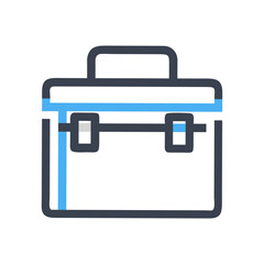 toolbox icon vector .white background