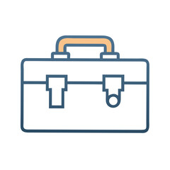 toolbox icon vector .white background