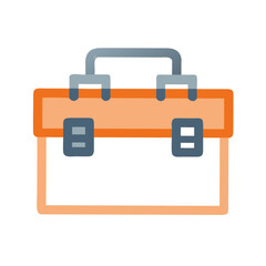 toolbox icon vector .white background
