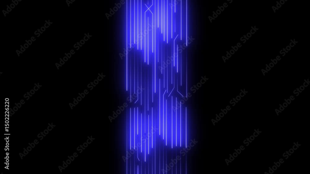 Poster abstract glowing neon digital circuit network technology internet data space background. digital dat