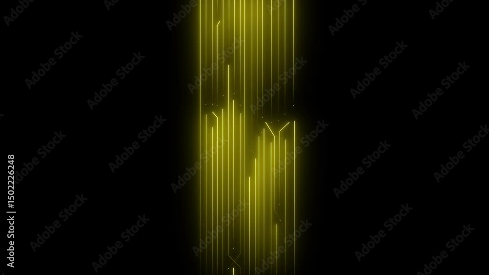 Poster abstract glowing neon digital circuit network technology internet data space background. digital dat