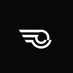 Clean flat EO letter logo, ideal for modern brands, startups, or professional agencies seeking a bold and minimal visual identity with corporate appeal.