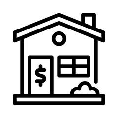 home value line icon