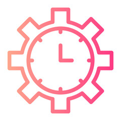 time gradient icon