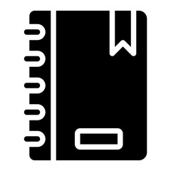 agenda glyph icon
