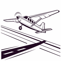 airplane icon vector .white background