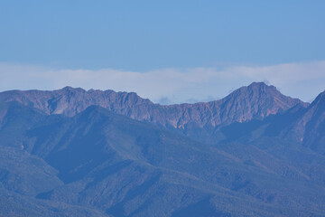 長野県　ビーナスライン　霧ヶ峰からの八ヶ岳
