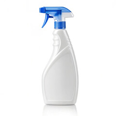 Toilet deodorizer spray bottle on white background