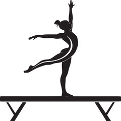 Fototapeta premium ballet dancer silhouette