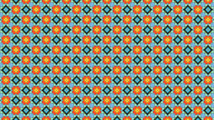 Geometric abstract organic seamless pattern vector design.