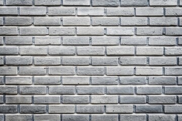 Fototapeta premium Minimalist Gray Brick Wall Background Texture - Stock Photo, Image, Wallpaper