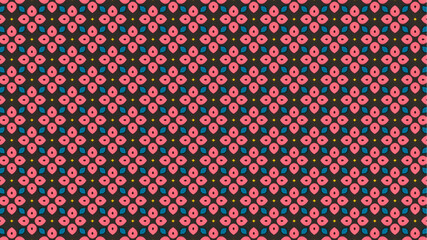 Geometric abstract organic seamless pattern vector design.