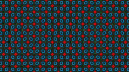 Geometric abstract organic seamless pattern vector design.