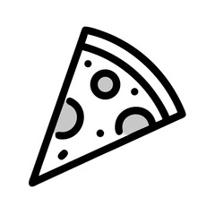 pizza slice icons, vector .white background