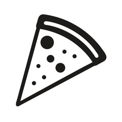 pizza slice icons, vector .white background