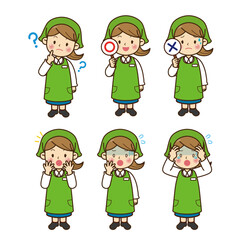 女性イラスト_スーパー2