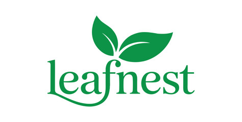 Fototapeta premium TalentSeed Green Leaf Nest Logo Design