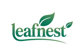TalentSeed Green Leaf Nest Logo Design