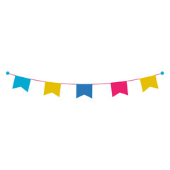 Fototapeta premium Colorful Fiesta Flag