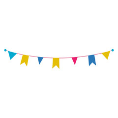 Colorful Fiesta Flag