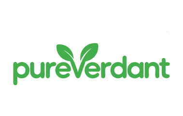 PureVerdant Green Leaf Logo Design