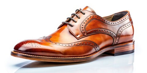 Urban Decay Leather Shoes: Stylish Footwear Photography, Isolated Background Images